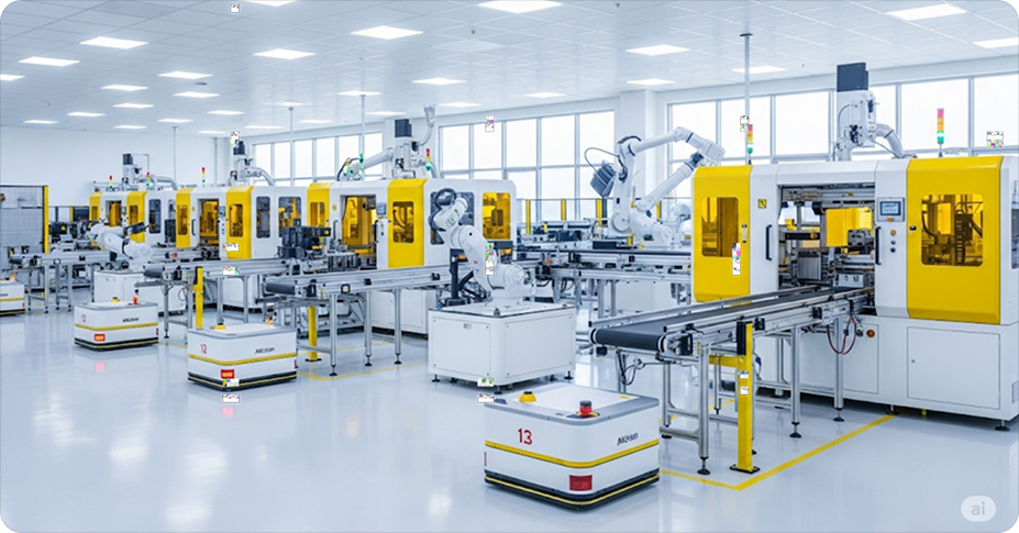 Motores de automação industrial